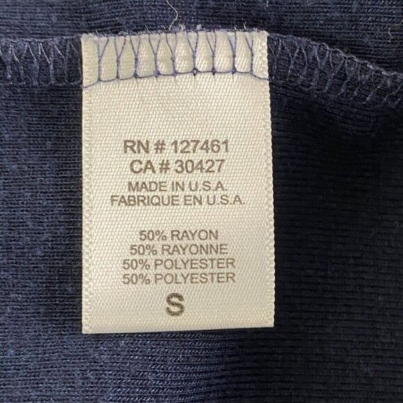 WILDFOX Stars Sailor Rope Nautical Pullover Long Sleeve Top Blue S 22-12 - Picture 14 of 15